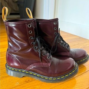 Doc Martens Boots- Berry Color Women’s 39